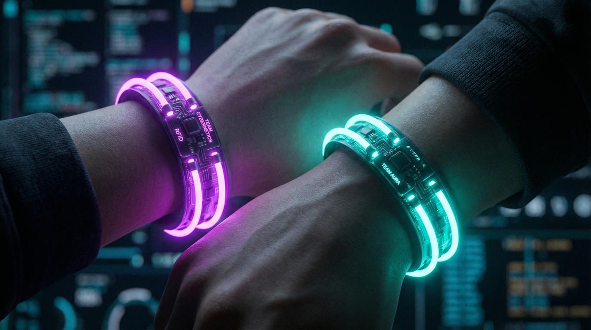 Teams mit Armbändern