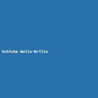 Schicke Wolle-Brille