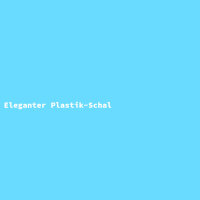 Eleganter Plastik-Schal