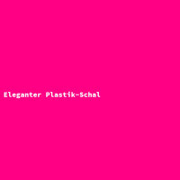 Eleganter Plastik-Schal