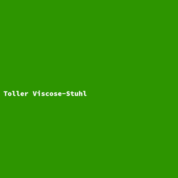 Toller Viscose-Stuhl