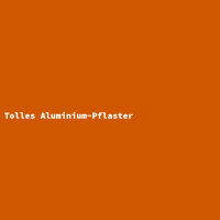 Tolles Aluminium-Pflaster