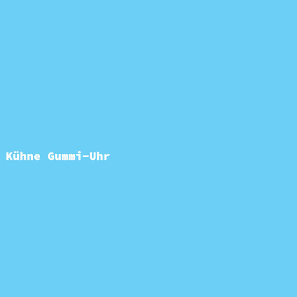 Kühne Gummi-Uhr