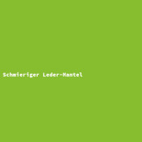 Schmieriger Leder-Mantel