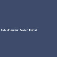 Intelligenter Papier-Bikini