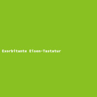 Exorbitante Eisen-Tastatur