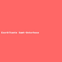 Exorbitante Samt-Unterhose