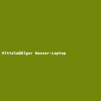 Mittelmäßiger Wasser-Laptop