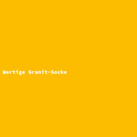 Wertige Granit-Socke