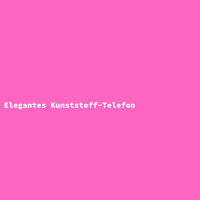 Elegantes Kunststoff-Telefon