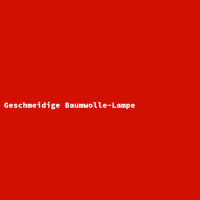 Geschmeidige Baumwolle-Lampe