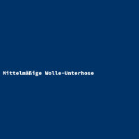 Mittelmäßige Wolle-Unterhose