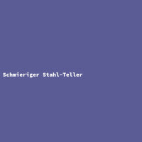 Schmieriger Stahl-Teller