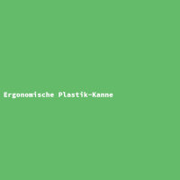 Ergonomische Plastik-Kanne