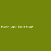 Eigenwilliger Granit-Mantel