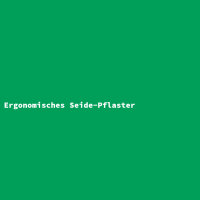 Ergonomisches Seide-Pflaster