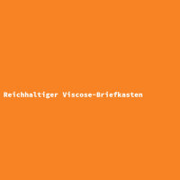 Reichhaltiger Viscose-Briefkasten