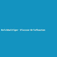 Reichhaltiger Viscose-Briefkasten