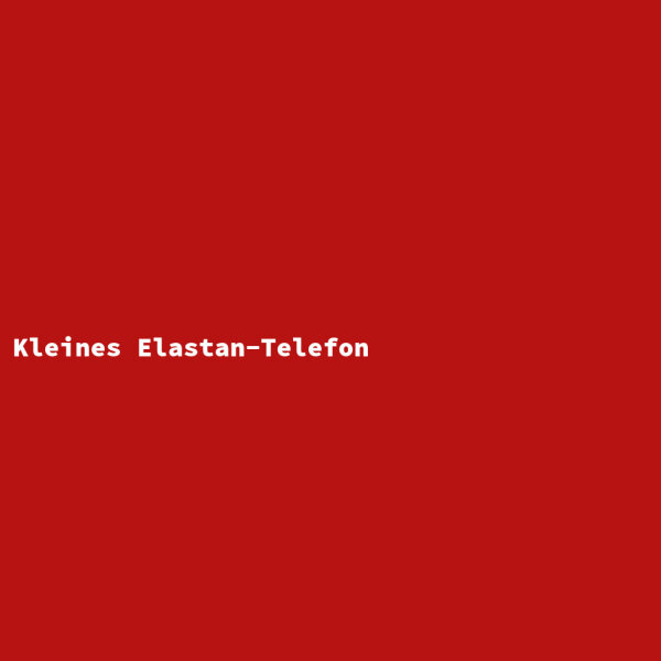 Kleines Elastan-Telefon