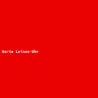 Harte Leinen-Uhr