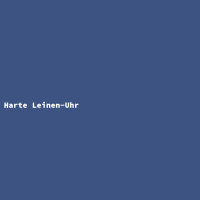 Harte Leinen-Uhr