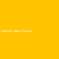 Lebhafte Gummi-Flasche