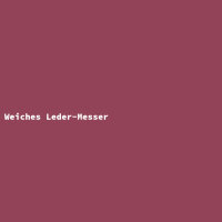 Weiches Leder-Messer