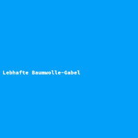Lebhafte Baumwolle-Gabel