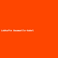 Lebhafte Baumwolle-Gabel