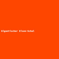 Gigantischer Eisen-Schal