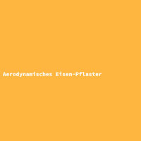 Aerodynamisches Eisen-Pflaster