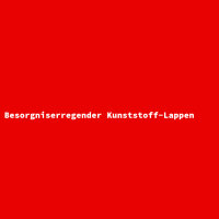 Besorgniserregender Kunststoff-Lappen