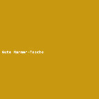 Gute Marmor-Tasche