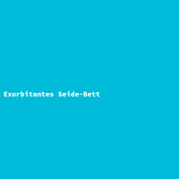Exorbitantes Seide-Bett
